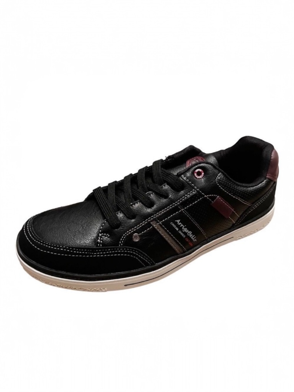 ARRIGO BELLO Men’s Faux Leather‎ Lace Up Casual Fashion Sneakers Size 11 1/2